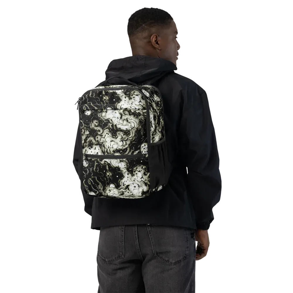 Phantom Bloom on Utility Backpack — Back