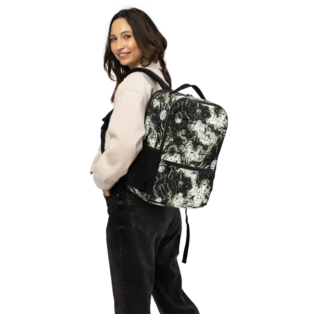 Phantom Bloom on Utility Backpack — Back
