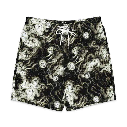 Phantom Bloom on a Men's Board Shorts