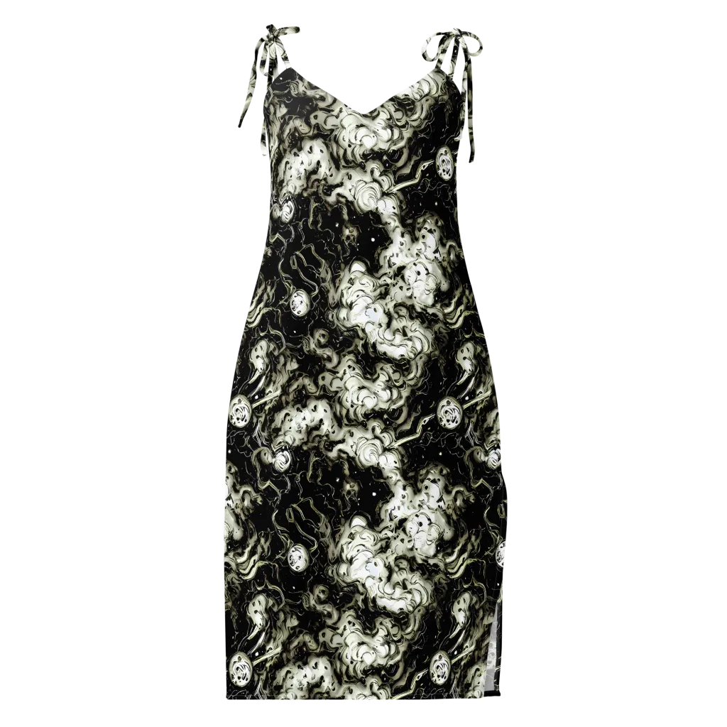 Phantom Bloom on Slip Dress — Front