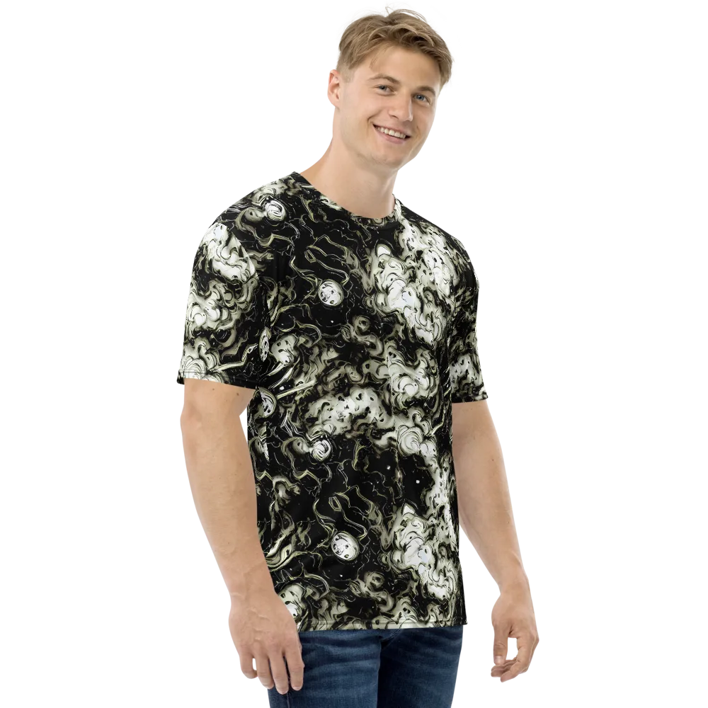 Phantom Bloom on Men's Crew Neck T-Shirt — Right
