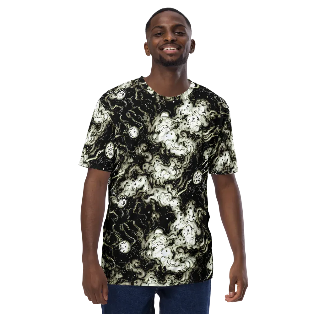 Phantom Bloom on Men's Crew Neck T-Shirt — Front