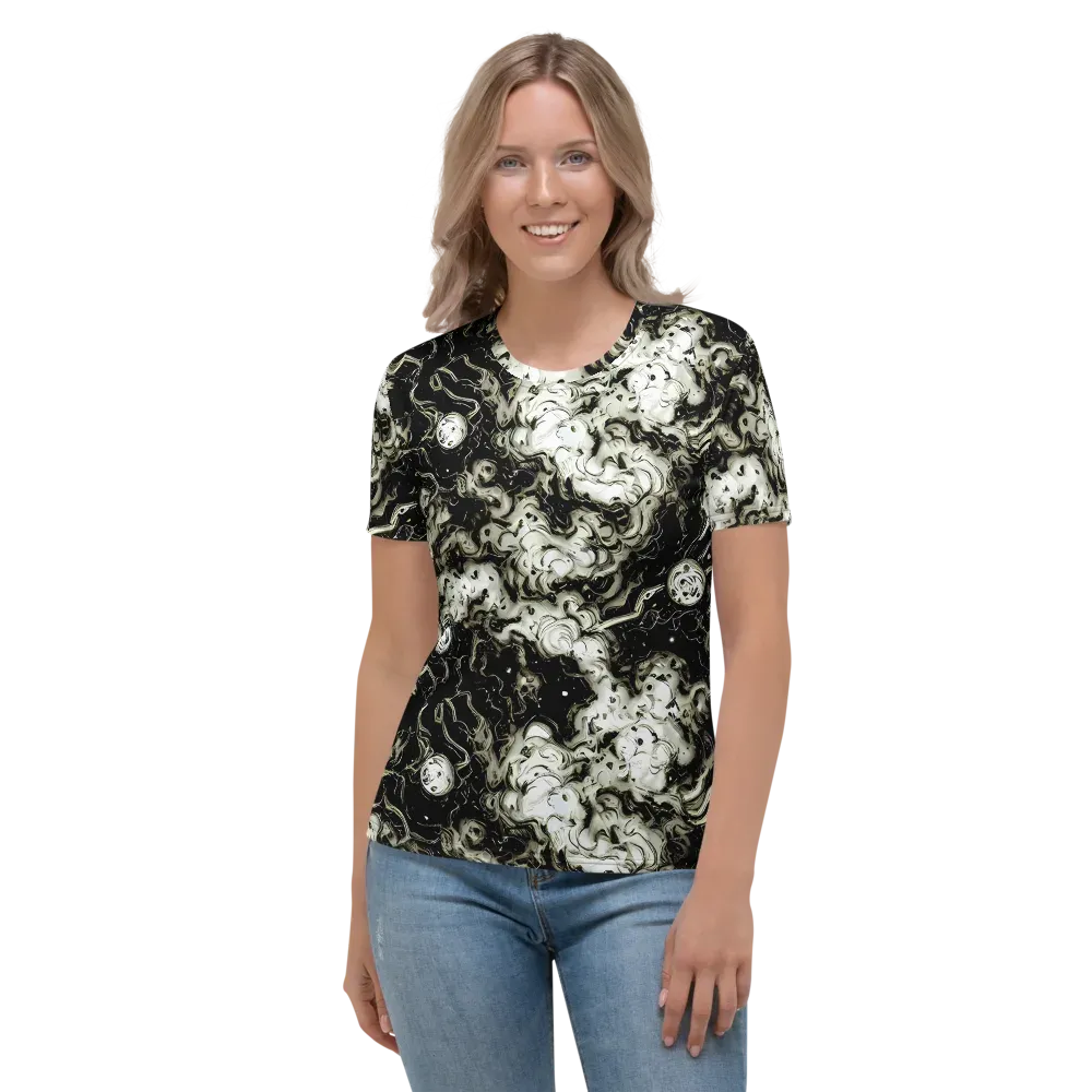 Phantom Bloom on Women's Crew Neck T-Shirt — Front