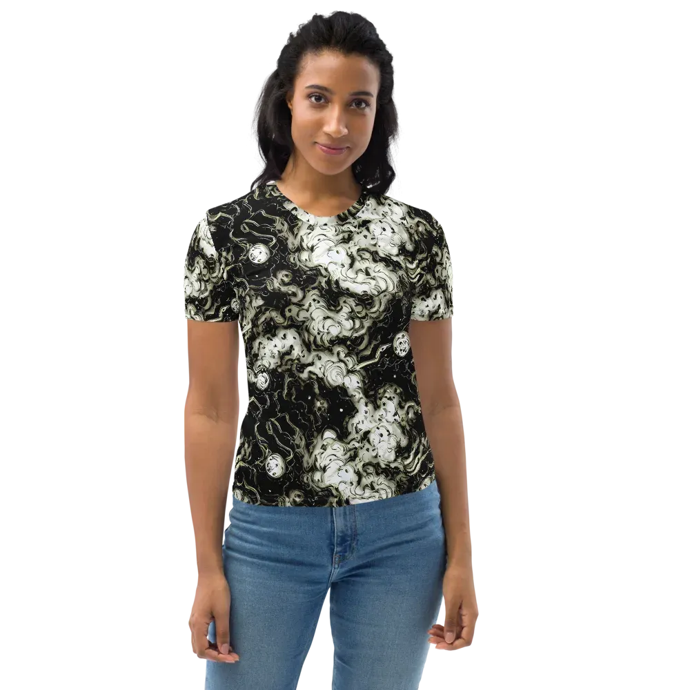 Phantom Bloom on Women's Crew Neck T-Shirt — Front