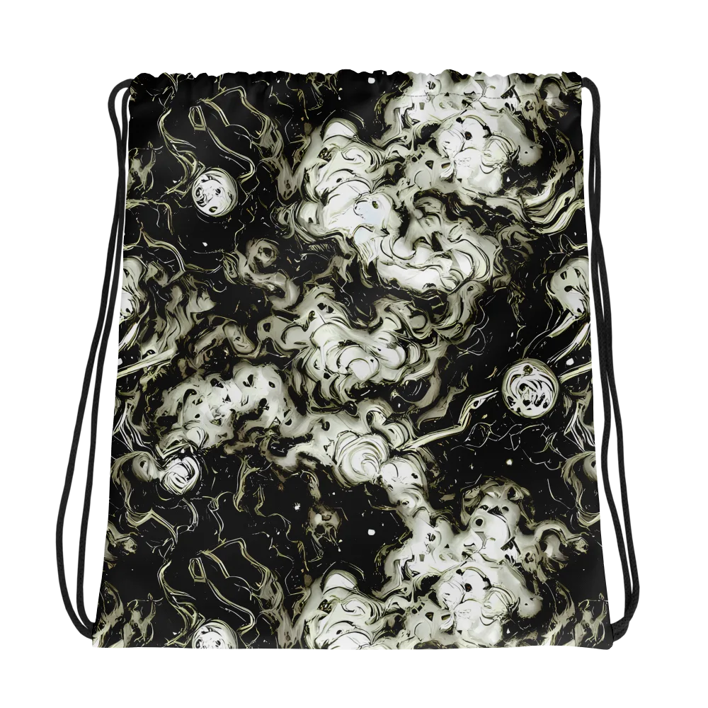 Phantom Bloom on Drawstring Bag — Photo