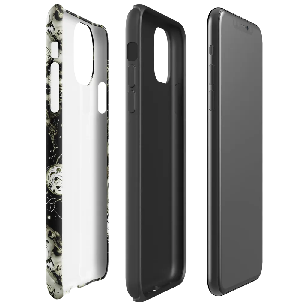 Phantom Bloom on Tough Case for iPhone® — Right