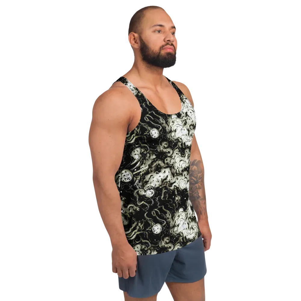 Phantom Bloom on Men's Tank Top — Right Front