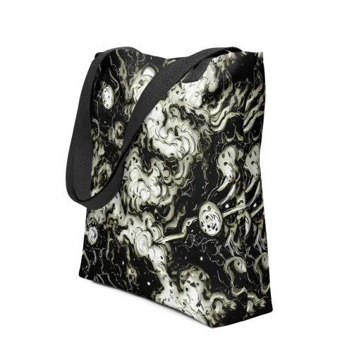 Phantom Bloom on a Tote Bag