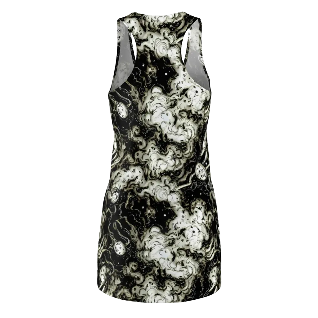 Phantom Bloom on Racerback Dress — Back