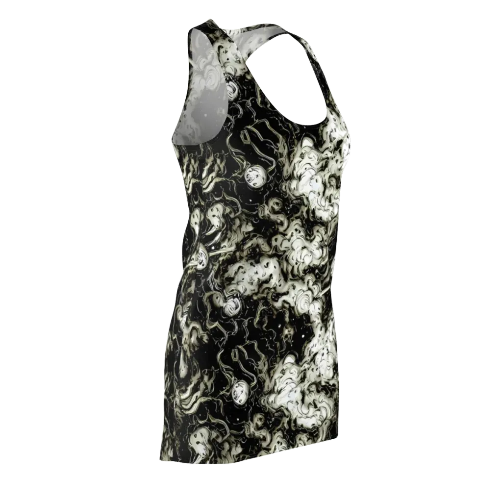 Phantom Bloom on Racerback Dress — Front Side