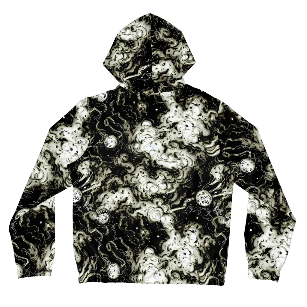 Phantom Bloom on Women's Full-Zip Hoodie — Back