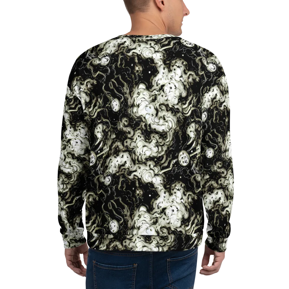 Phantom Bloom on Sweatshirt — Back