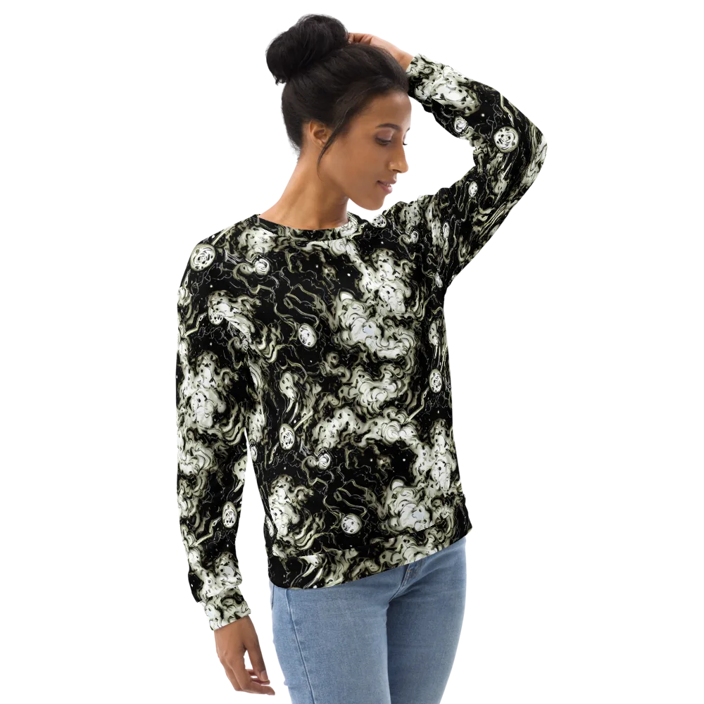 Phantom Bloom on Sweatshirt — Right Front