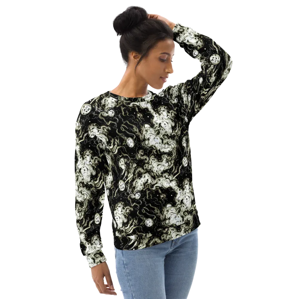 Phantom Bloom on Sweatshirt — Right Front