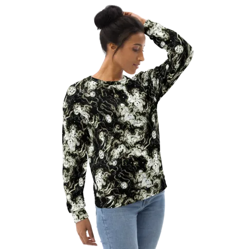 Phantom Bloom on a Sweatshirt