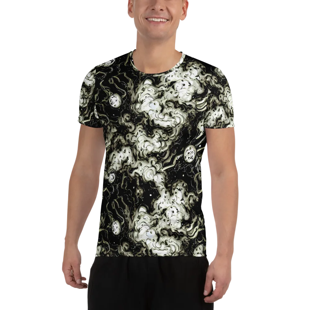 Phantom Bloom on Men's Athletic T-Shirt — Front