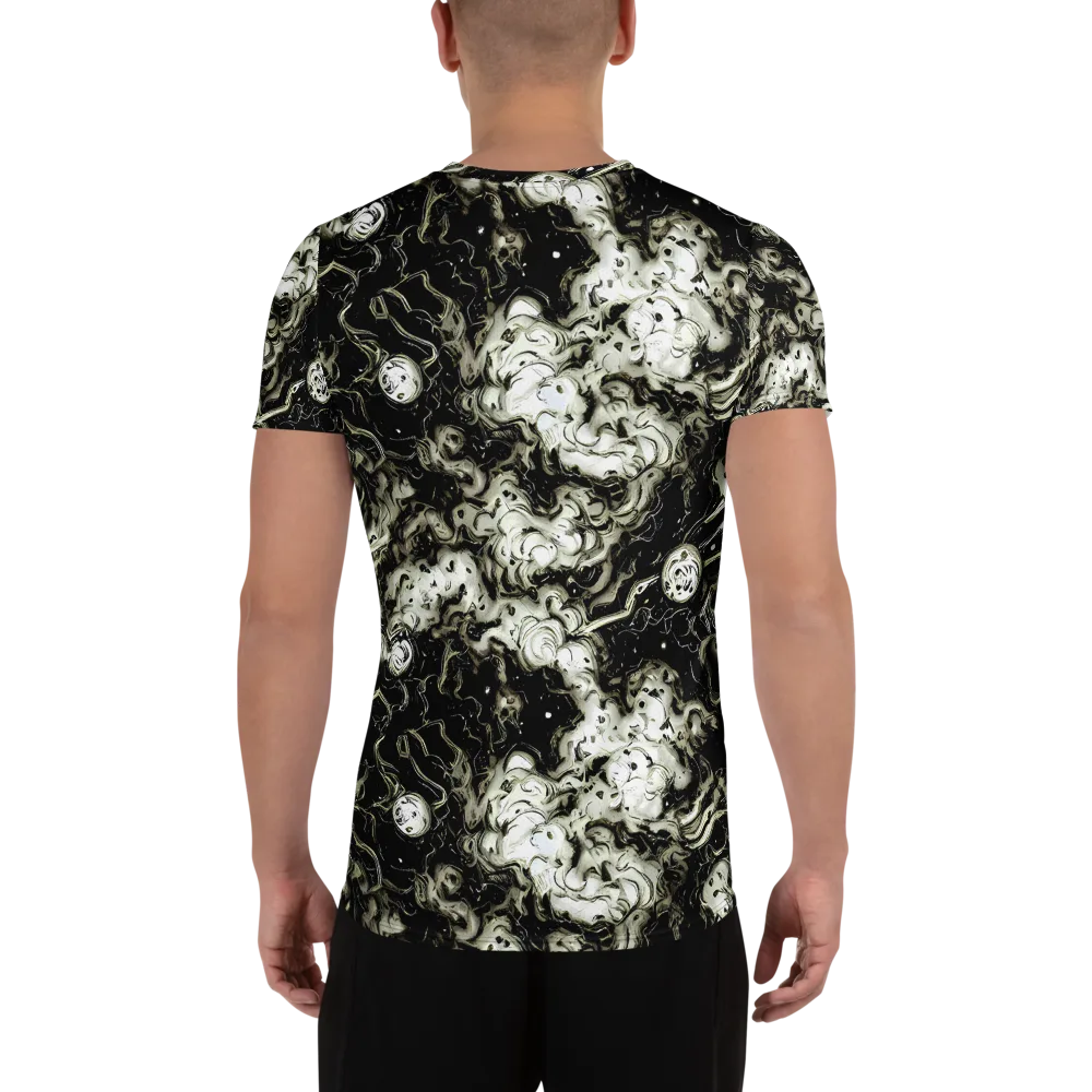 Phantom Bloom on Men's Athletic T-Shirt — Back