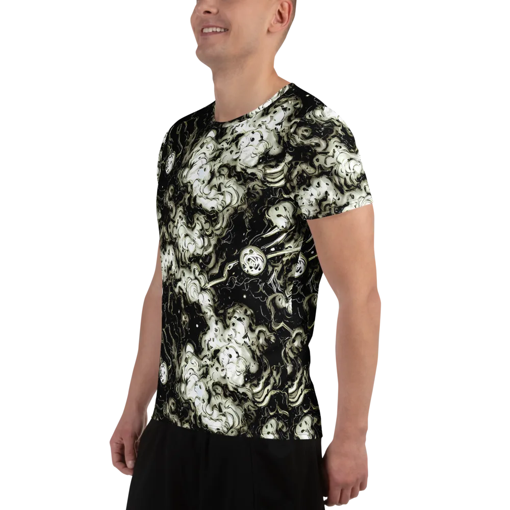 Phantom Bloom on Men's Athletic T-Shirt — Left