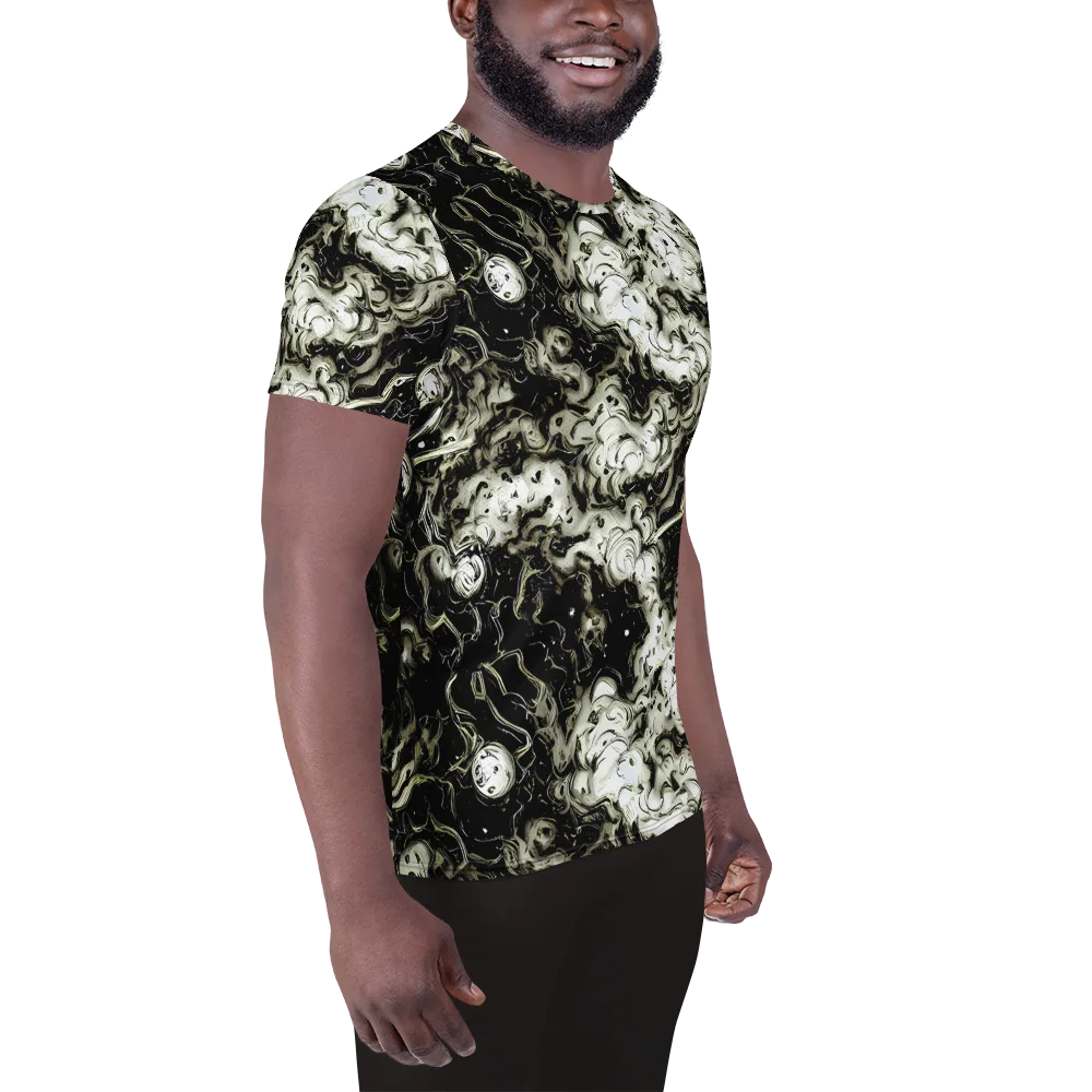 Phantom Bloom on Men's Athletic T-Shirt — Right