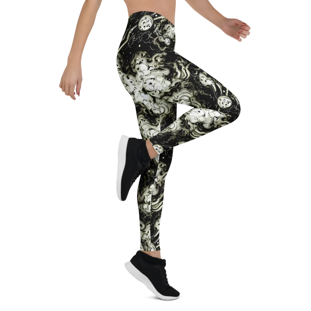 Phantom Bloom on Leggings — Right