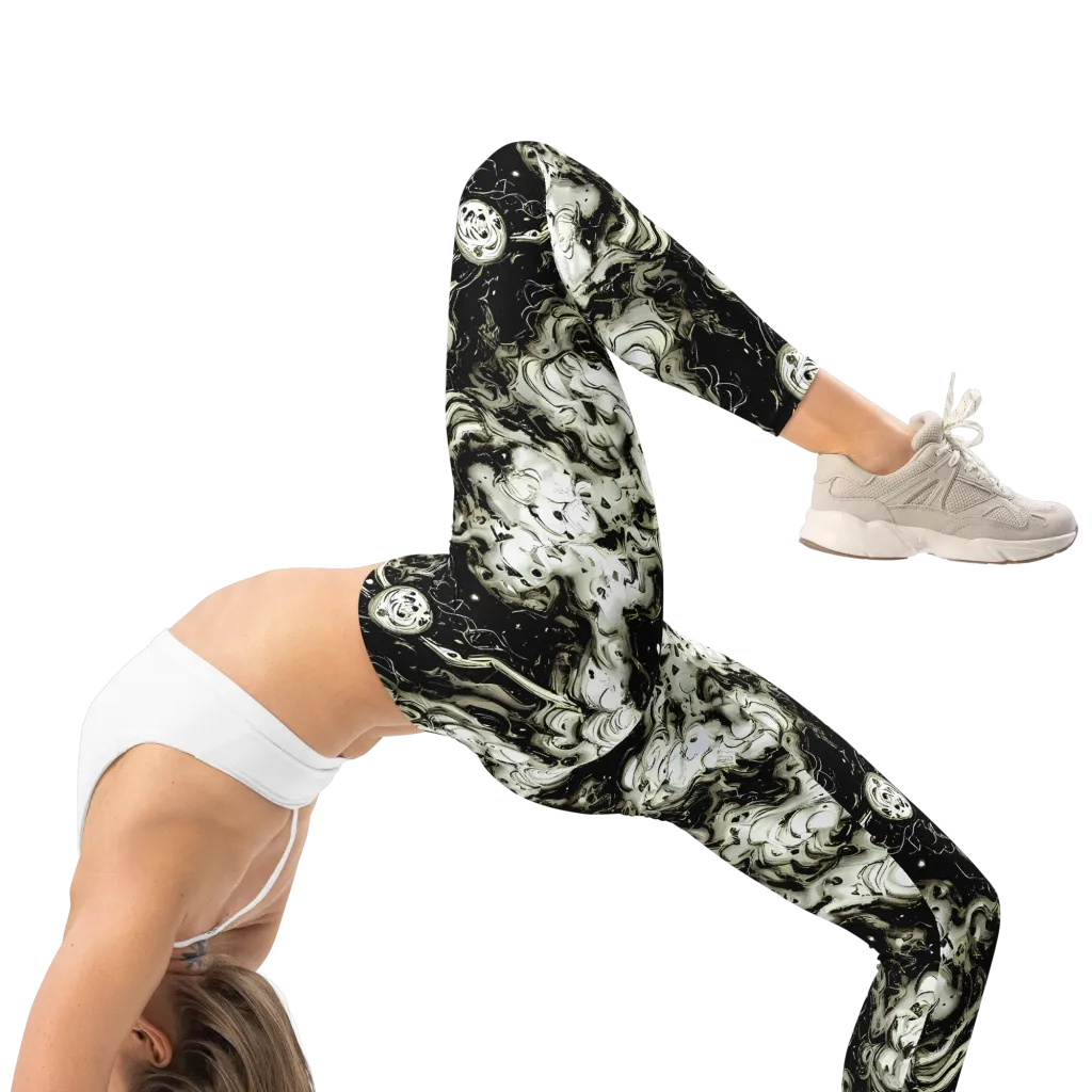 Phantom Bloom on Leggings — Right