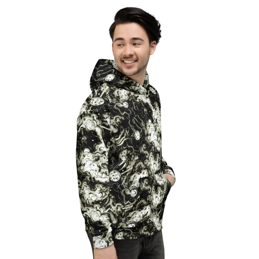 Phantom Bloom on Hoodie — Right
