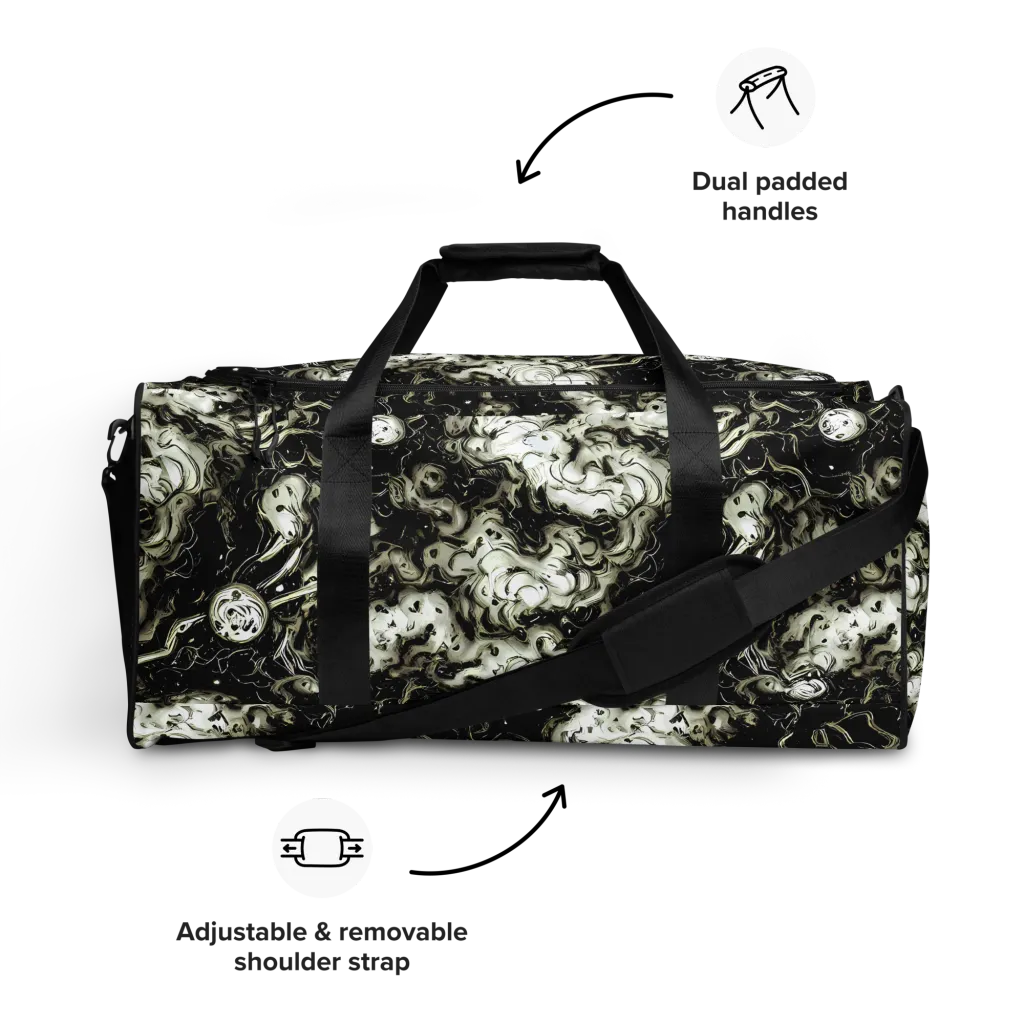 Phantom Bloom on Duffle Bag — Front