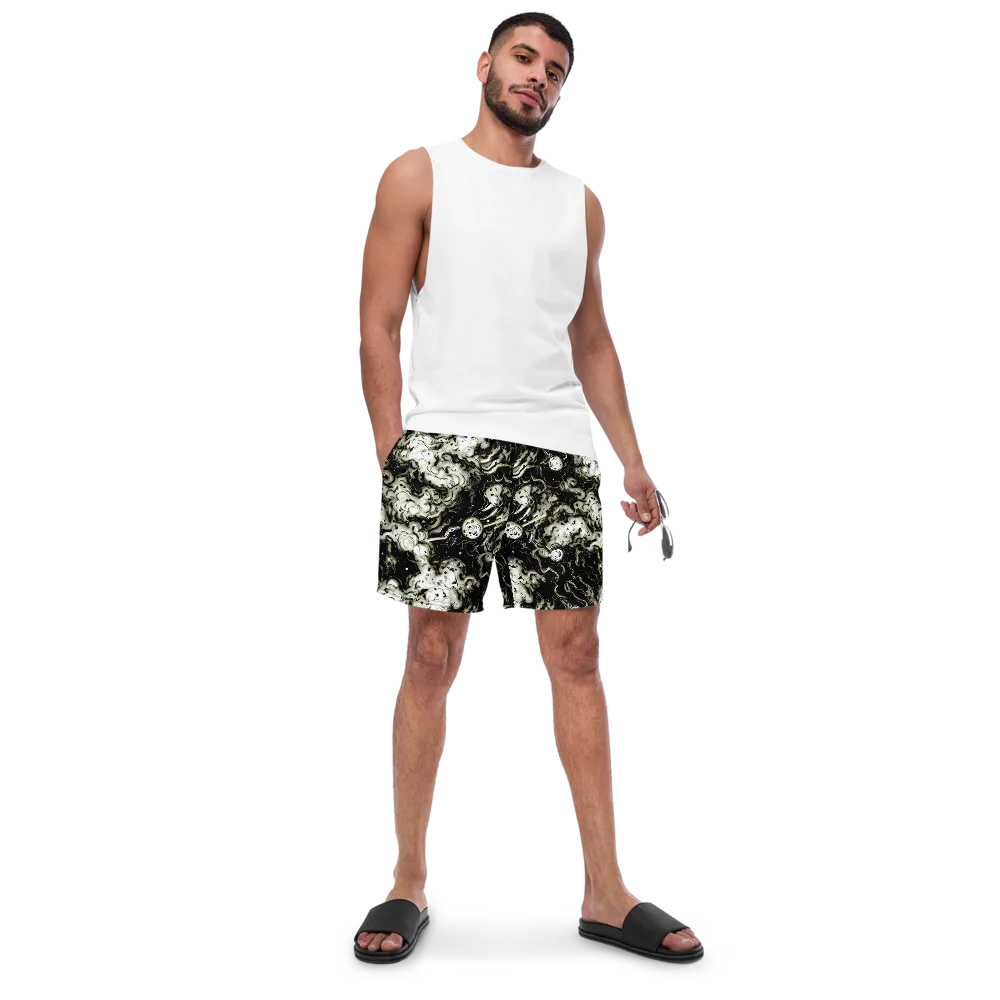 Phantom Bloom on Swim Trunks — Front