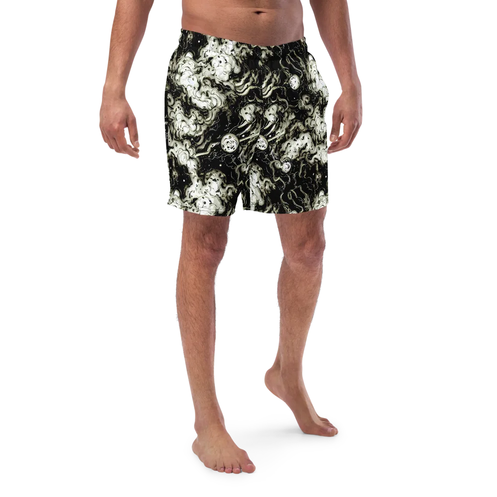 Phantom Bloom on Swim Trunks — Front