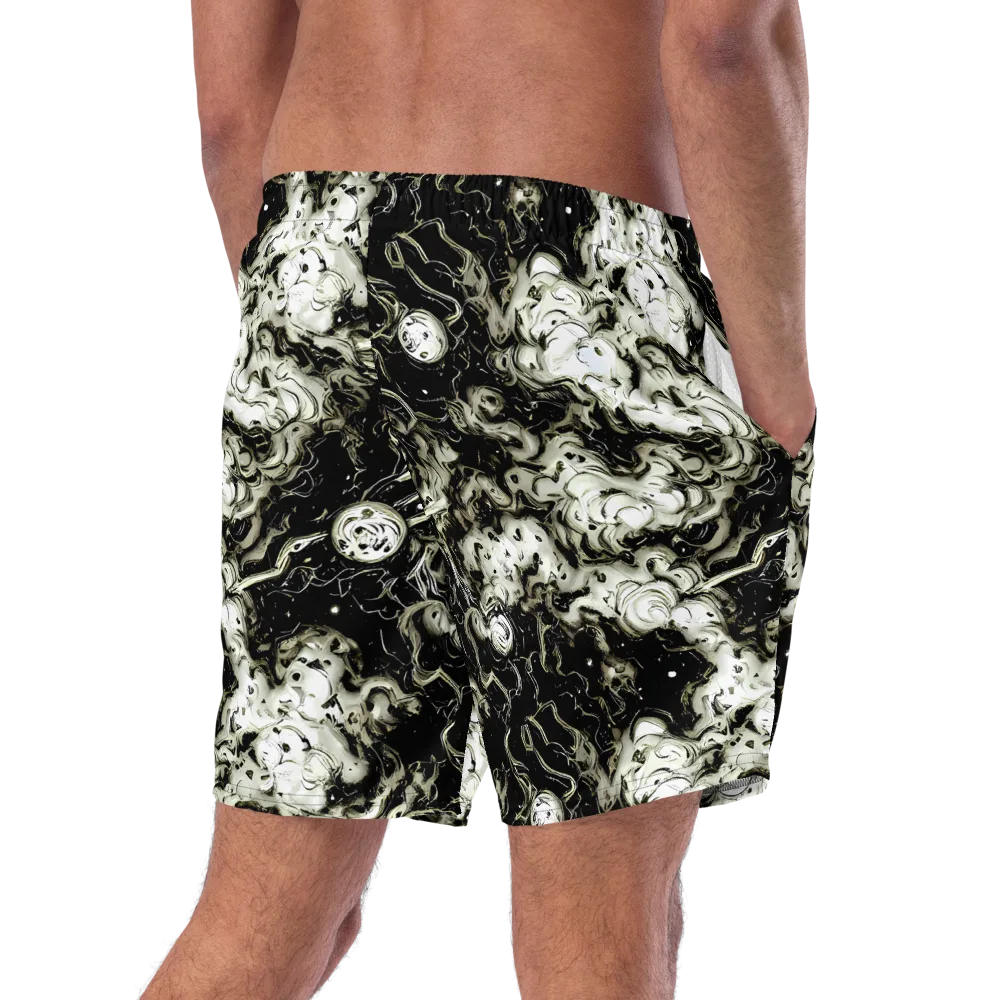 Phantom Bloom on Swim Trunks — Right Back