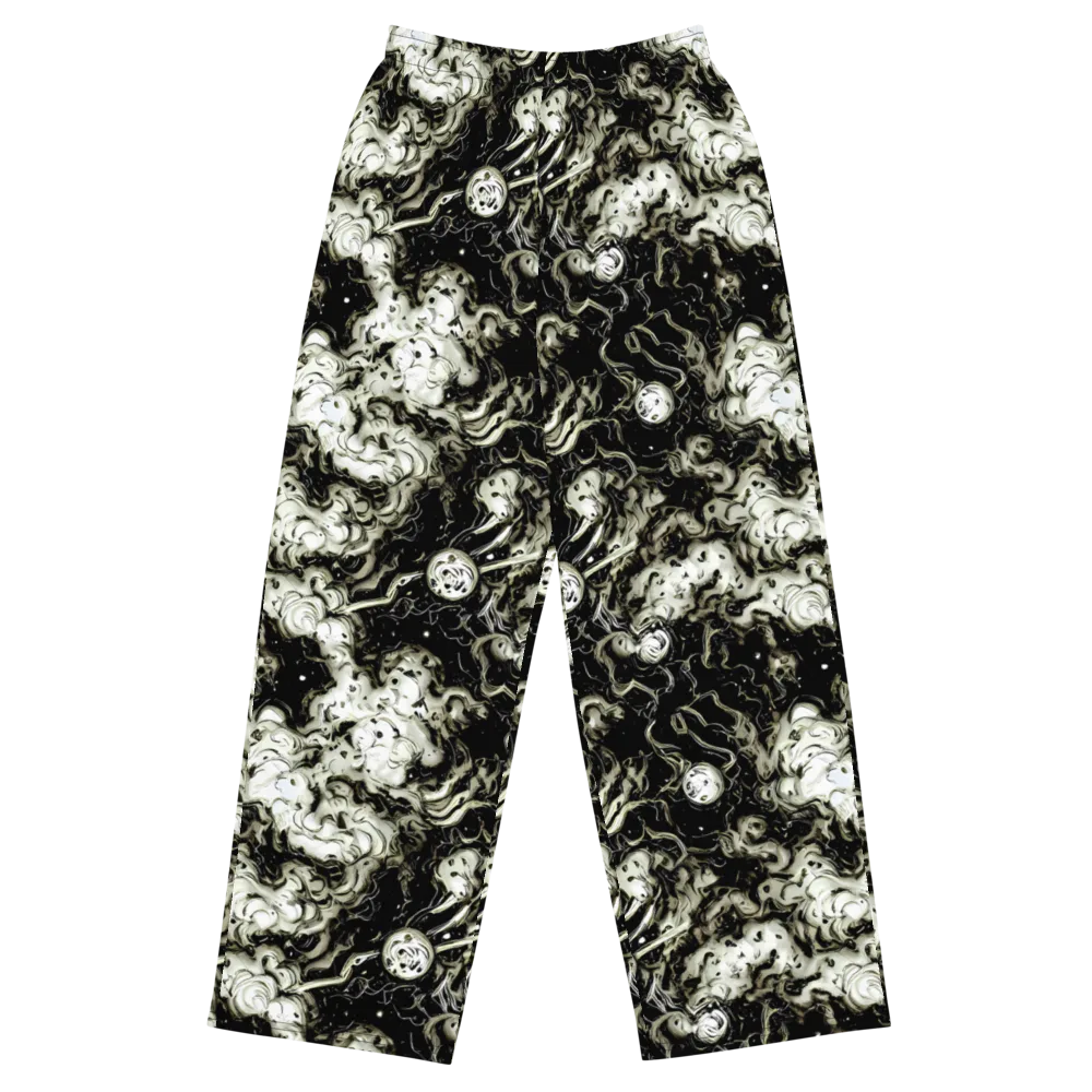 Phantom Bloom on Wide-Leg Pants — Front