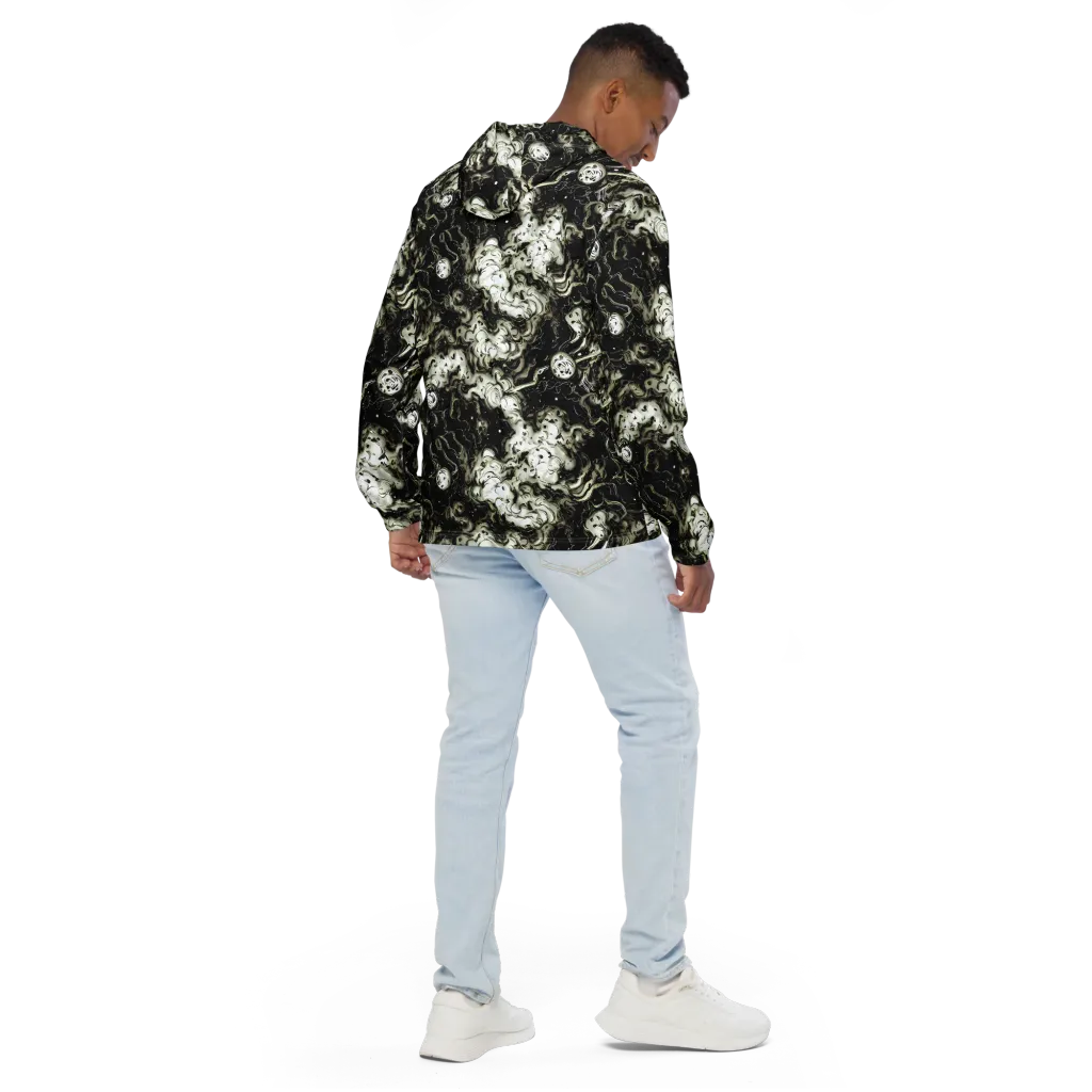 Phantom Bloom on Men's Windbreaker — Back