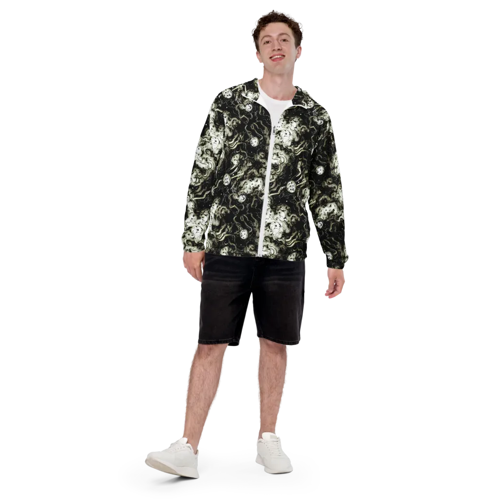 Phantom Bloom on Men's Windbreaker — Front