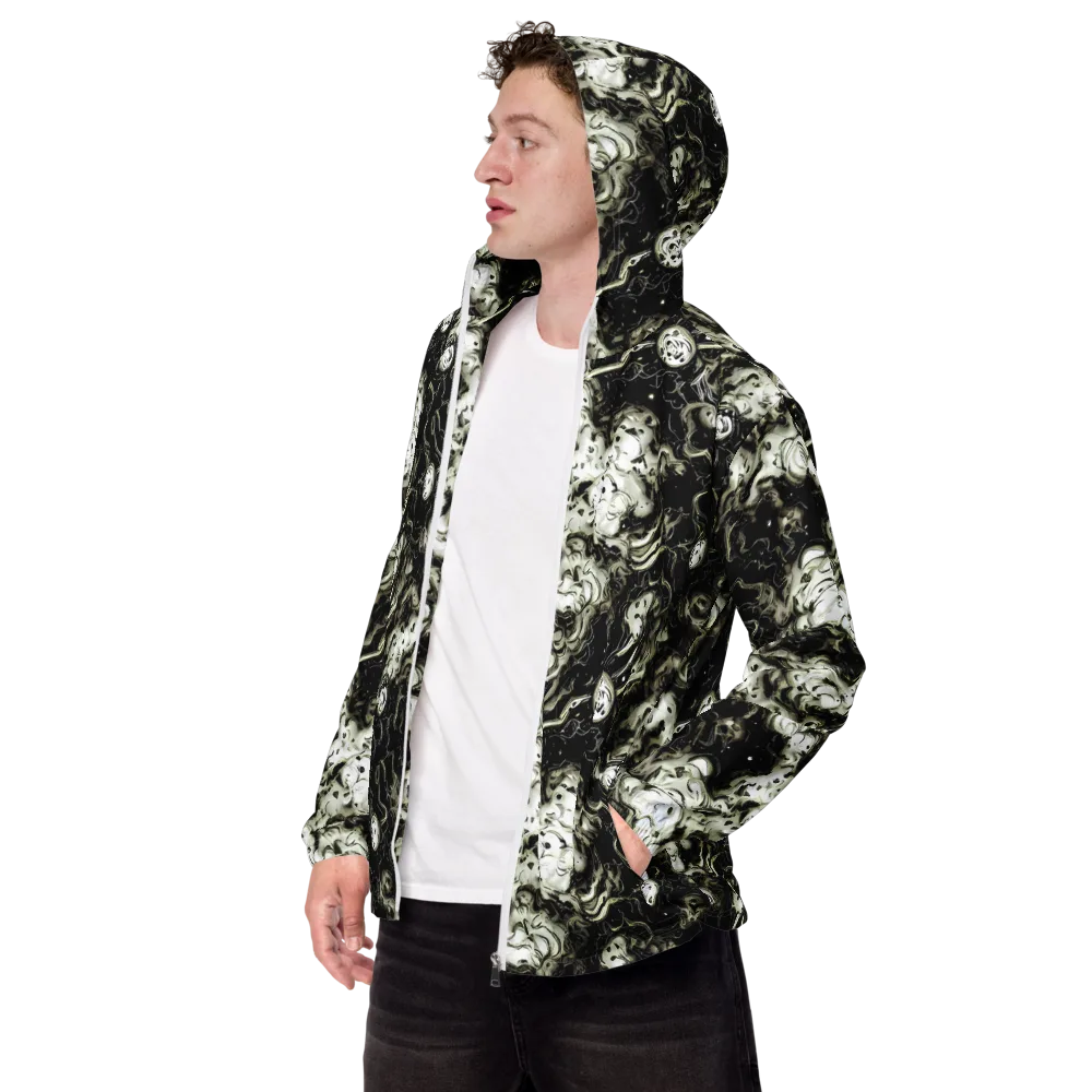 Phantom Bloom on Men's Windbreaker — Left Front