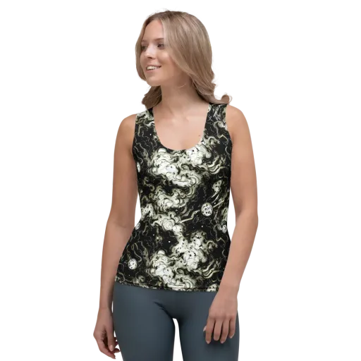 Phantom Bloom on a Women's Tank Top