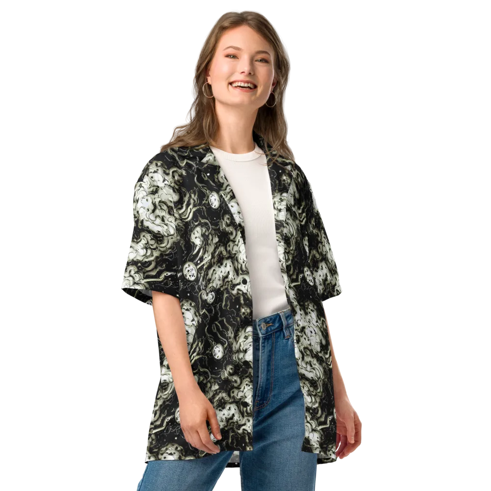 Phantom Bloom on Button Shirt — Front