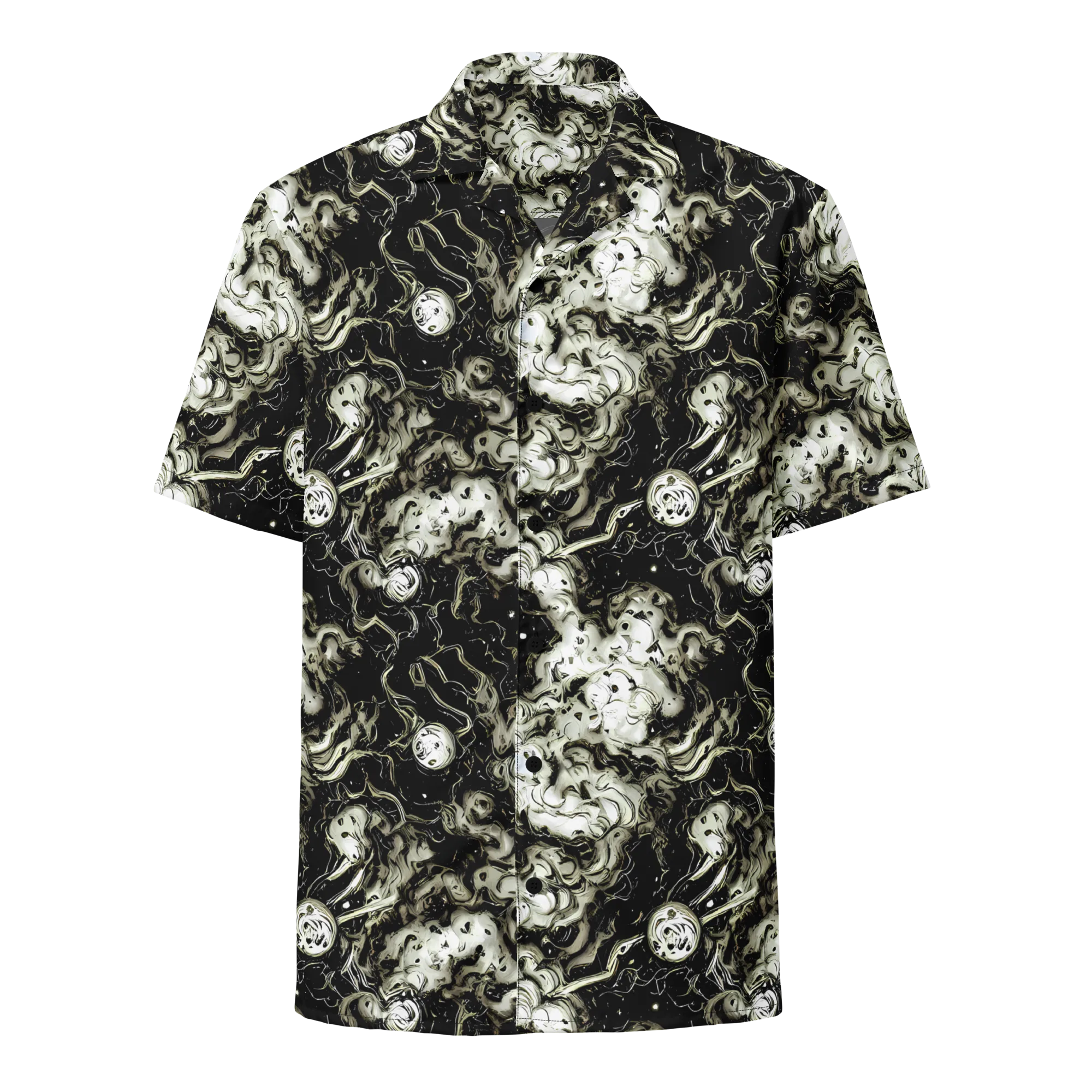 Phantom Bloom on Button Shirt — Front