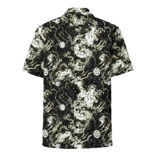 Phantom Bloom on a Button Shirt