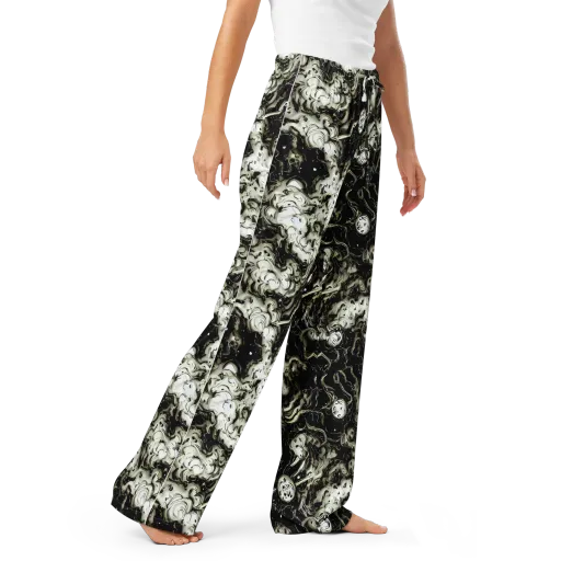 Phantom Bloom on a Women's Pajama Pants