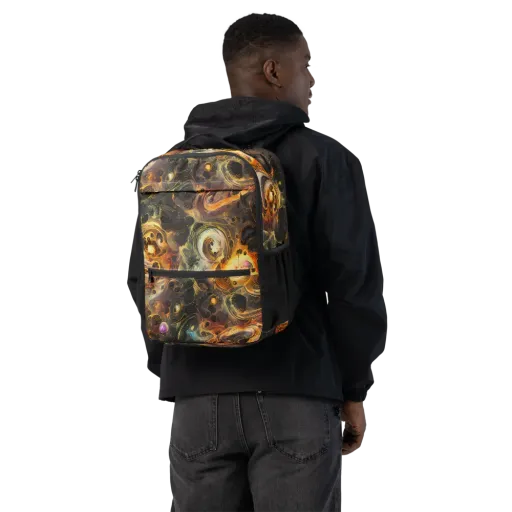 Golden Maelstrom on a Utility Backpack
