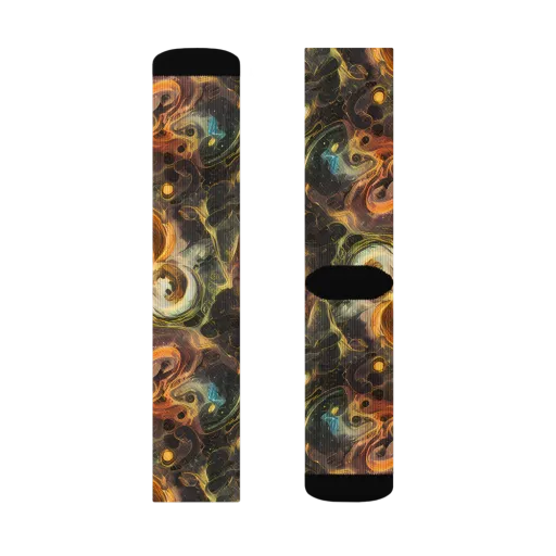 Golden Maelstrom on a Socks