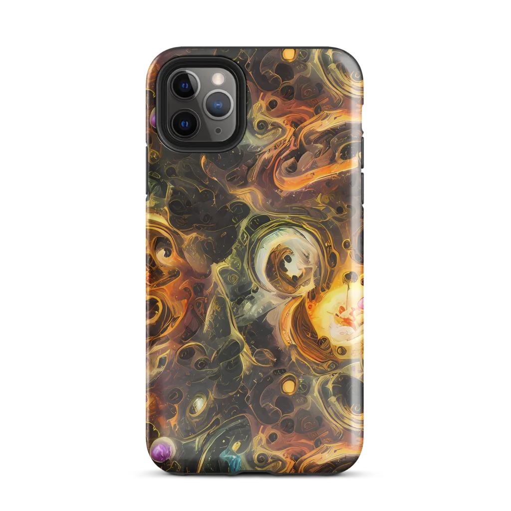Golden Maelstrom on Tough Case for iPhone® — Front