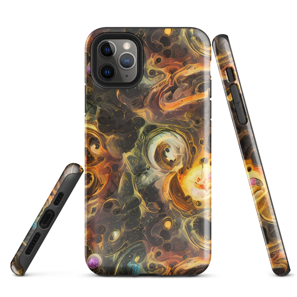 Golden Maelstrom on Tough Case for iPhone® — Front