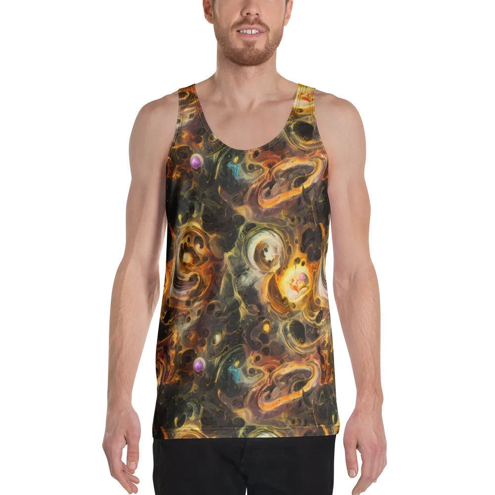 Golden Maelstrom on Men's Tank Top — Front