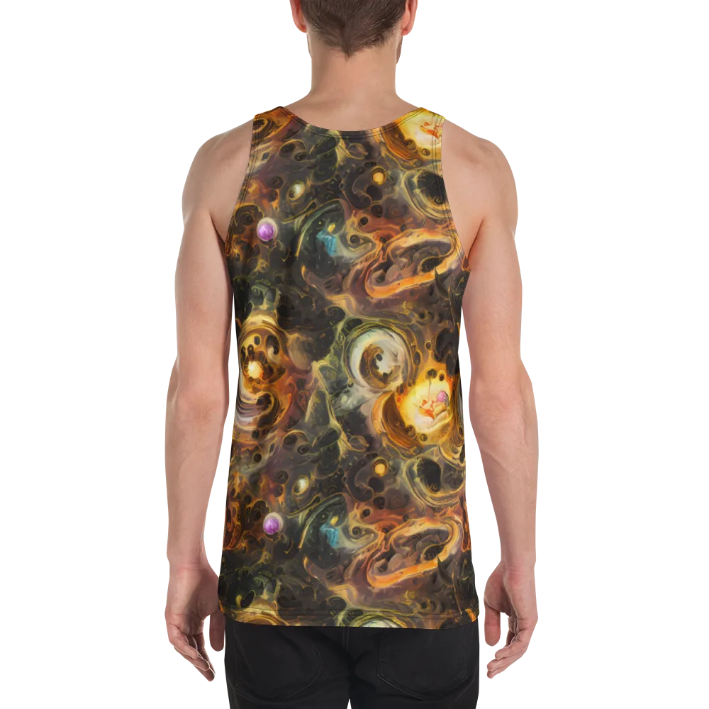 Golden Maelstrom on Men's Tank Top — Back
