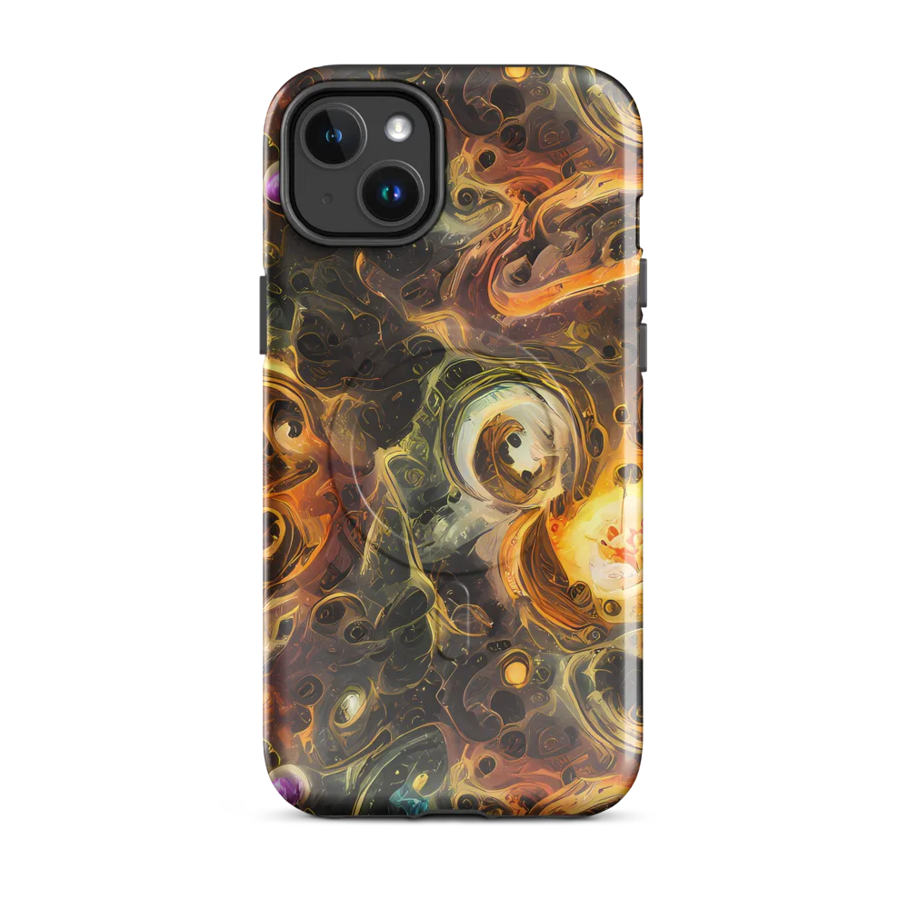 Golden Maelstrom on MagSafe Tough Case for iPhone® — Front