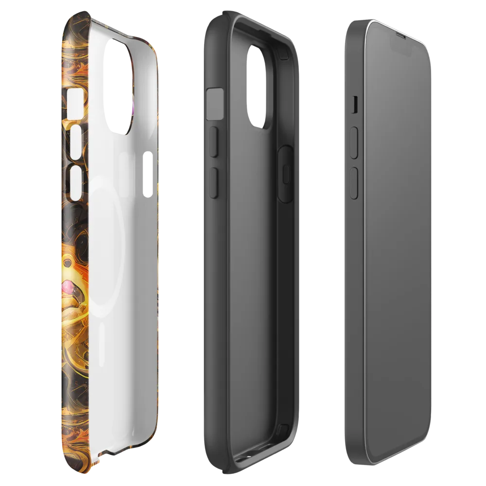 Golden Maelstrom on MagSafe Tough Case for iPhone® — Front