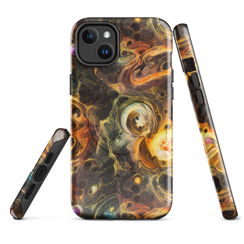 Golden Maelstrom on MagSafe Tough Case for iPhone® — Front