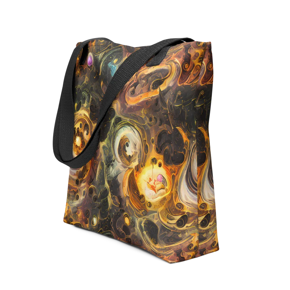 Golden Maelstrom on Tote Bag — Front
