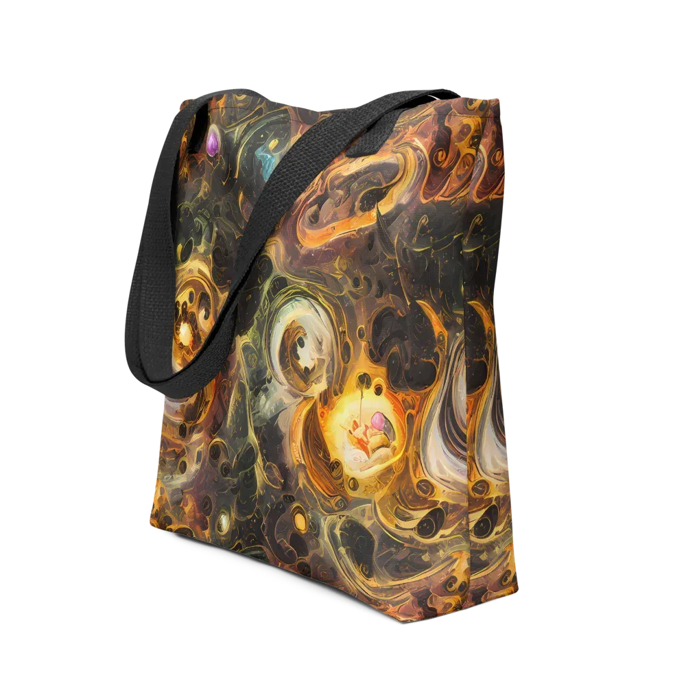Golden Maelstrom on Tote Bag — Front